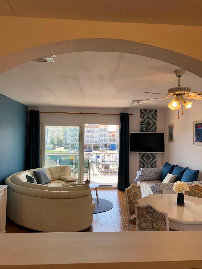 Appartement 80 M2,Port Rhodes D-2 Chambres, Terrasse Panoramique, Vue Sur Le Canal Principal D'Ampuriabrava Exterior foto